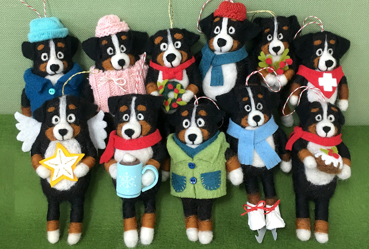 Hand Felted Wool Bernaments